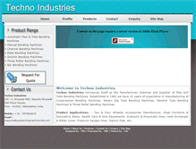 Tablet Screenshot of pipebendingmachineindia.com